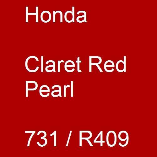 Honda, Claret Red Pearl, 731 / R409.